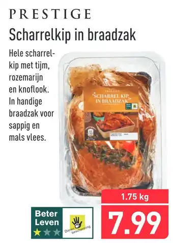 ALDI Prestige Scharrelkip In Braadzak 1,75 kg aanbieding