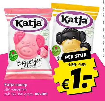 Boni Katja snoep aanbieding