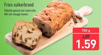 ALDI Fries suikerbrood 700g aanbieding