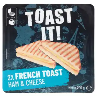 Jumbo Toast it! french toast ham & cheese 2 stuks 200g aanbieding