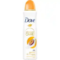 Jumbo Dove advanced care go fresh passion fruit & lemongrass scent anti-transpirant 150ml aanbieding