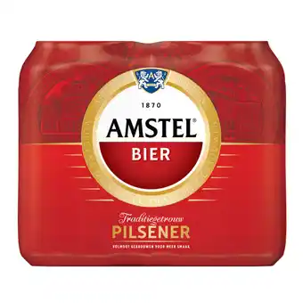 Jumbo Amstel pilsener bier blik 6 x 500ml aanbieding