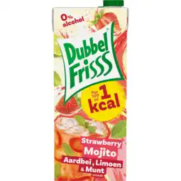 Jumbo Dubbelfrisss 1kcal strawberry mojito 1, 5l aanbieding