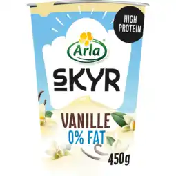 Jumbo Arla skyr vanille 0% fat 450g aanbieding