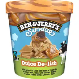 Jumbo Ben & jerry's ijs dulce de-lish sundae 427ml aanbieding