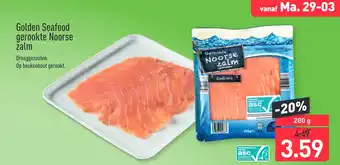 ALDI Golden Seafood gerookte Noorse zalm 200g aanbieding