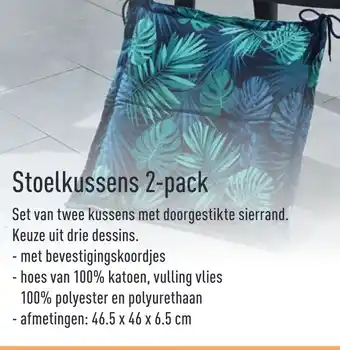 ALDI Stoelkussens 2-pack aanbieding