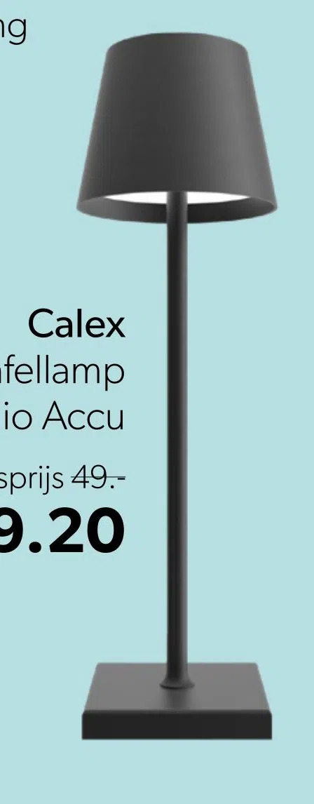 Wehkamp Calex led tafellamp aanbieding