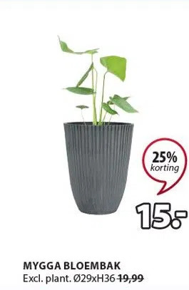 Jysk Mygga bloembak aanbieding