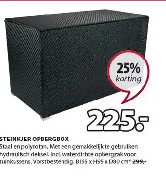 Jysk Steinkjer opbergbox aanbieding