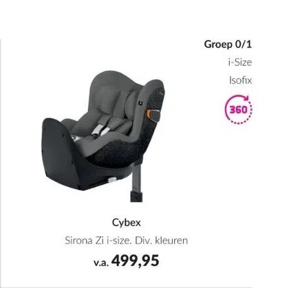 Babypark Cybex aanbieding