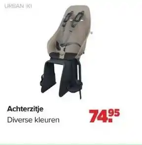 Baby-Dump Achterzitje diverse kleuren aanbieding