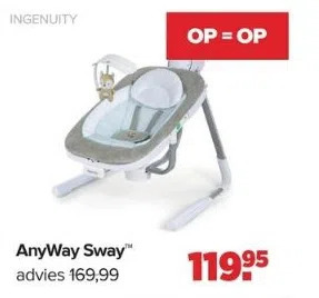Baby-Dump Anyway sway aanbieding