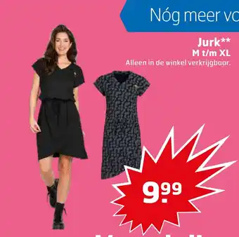 Trekpleister Jurk M t/m XL aanbieding