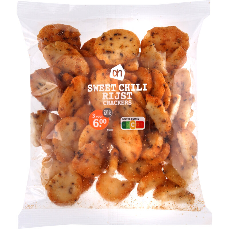 Ah sweet chili rijstcrackers aanbieding bij Albert Heijn