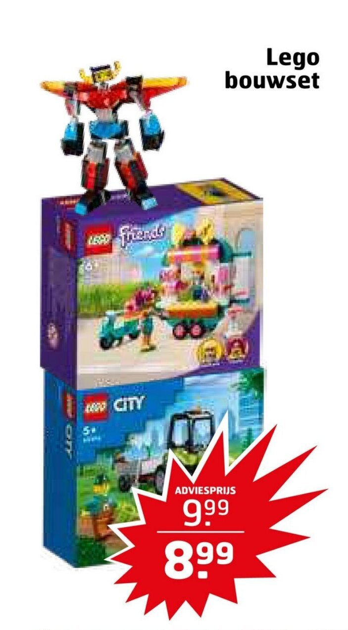 Trekpleister Lego bouwset aanbieding