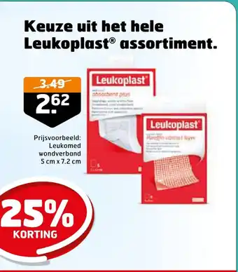 Trekpleister Leukomed wondverband 5 cm x 7.2 cm aanbieding