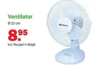 Van Cranenbroek Ventilator aanbieding