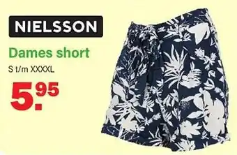 Van Cranenbroek Nielsson dames short aanbieding