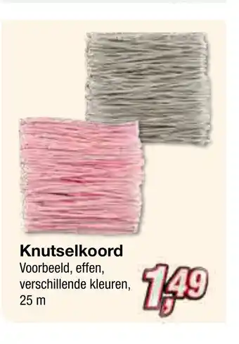 Kik Knutselkoord 25 m aanbieding