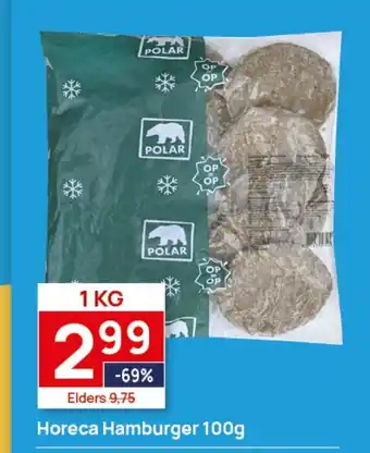 Dagwinkel Horeca Hamburger 100g aanbieding