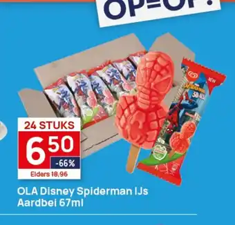 Dagwinkel OLA Disney Spiderman IJs aanbieding