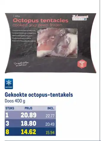 Makro Gekookte octopus-tentakels 400g aanbieding