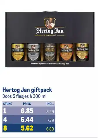 Makro Hertog Jan giftpack 300ml aanbieding