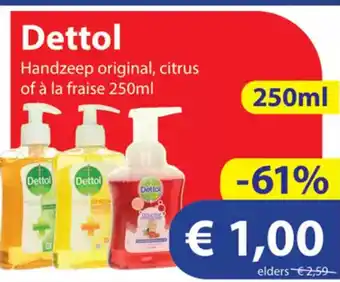 Die Grenze Dettol 250ml aanbieding