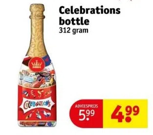 Kruidvat Celebrations bottle aanbieding