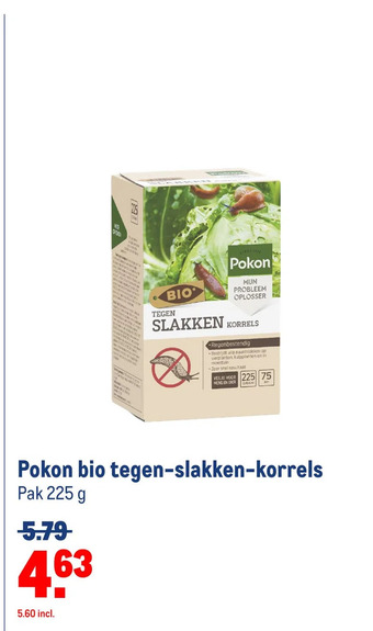 Makro Pokon bio tegen-slakken-korrels aanbieding