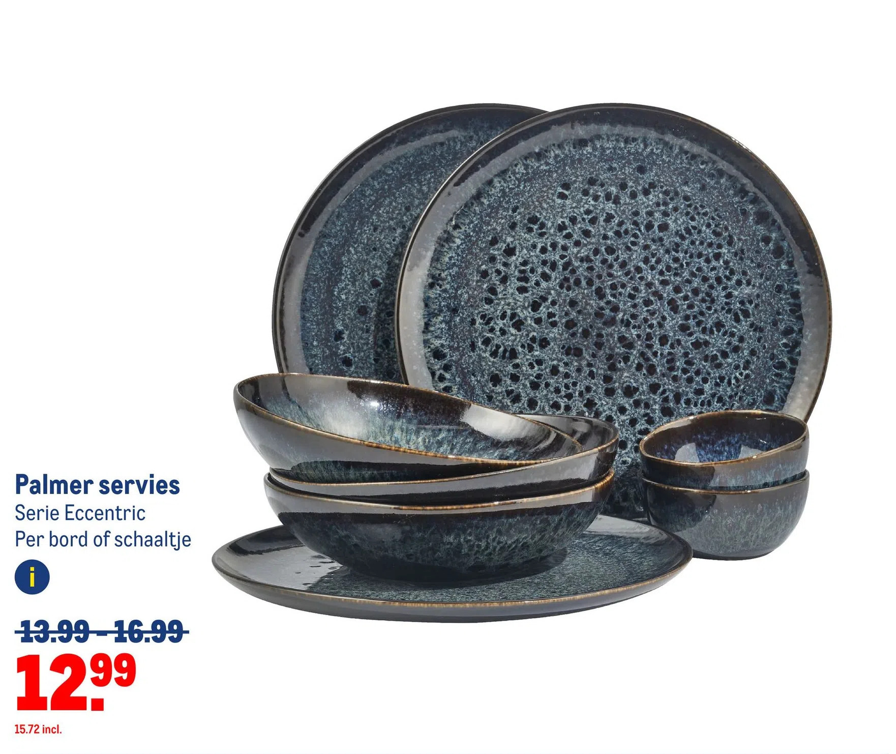 Makro Palmer servies aanbieding