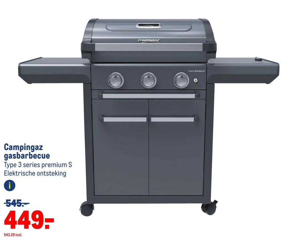 Campingaz gasbarbecue aanbieding bij Makro