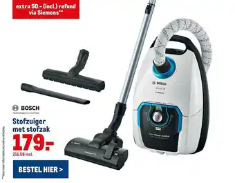 Makro Bosch Stofzuiger Met Stofzak aanbieding