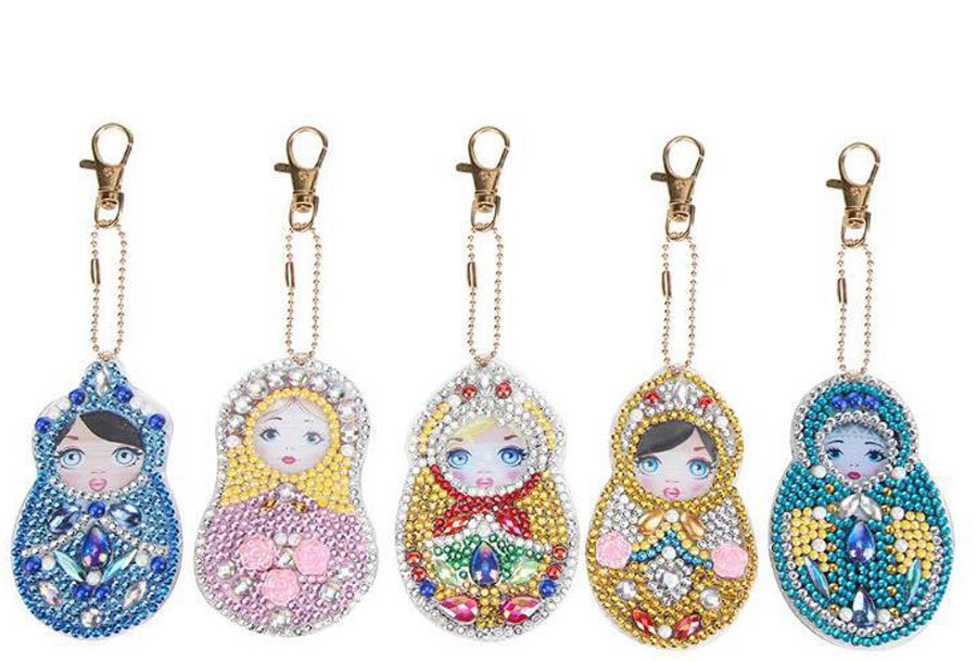 V&D Diamond painting sleutelhanger set | aanbieding aanbieding