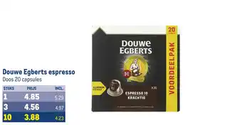 Makro Douwe egberts espresso aanbieding