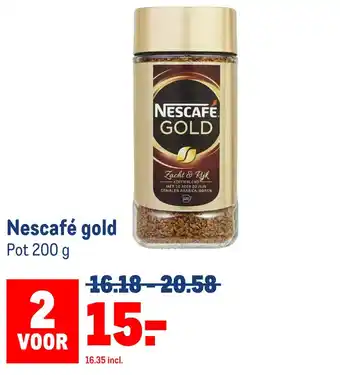 Makro Nescafé gold aanbieding