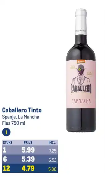 Makro Caballero tinto aanbieding