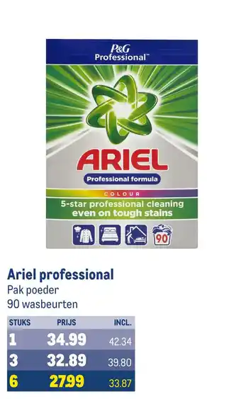 Makro Ariel professional aanbieding
