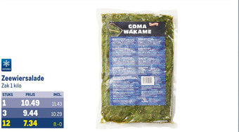 Makro Zeewiersalade aanbieding