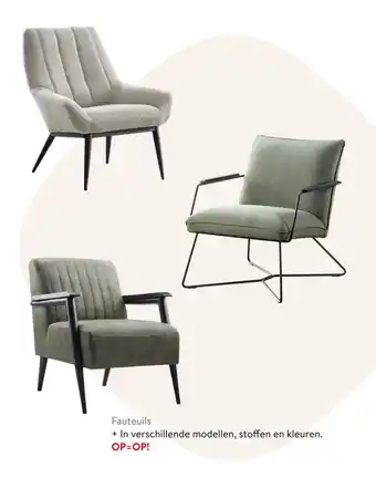 Profijt Meubel Fauteuils aanbieding