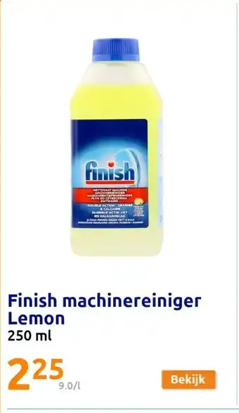 Action Finish machinereiniger Lemon 250 ml aanbieding