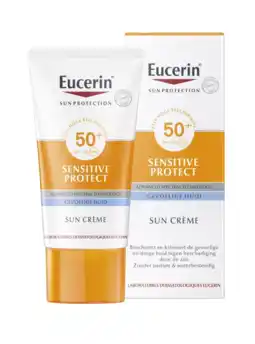 De Online Drogist Eucerin sun sensitive protect crème spf50+ 50ml aanbieding