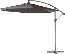 Intratuin Intratuin zweefparasol milano zwart 80+uv d 300 cm aanbieding