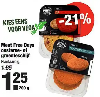 ALDI Meat Free Days Oosterse- Of Groenteschijf aanbieding