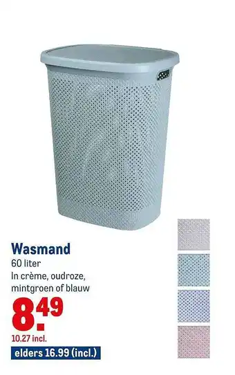 Makro Wasmand 60 Liter aanbieding