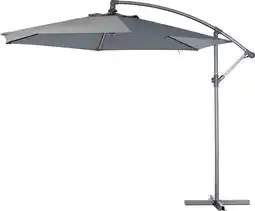 Intratuin Intratuin zweefparasol milano grijs 80+uv d 300 cm aanbieding