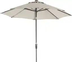 Intratuin Intratuin parasol trinidad crème 80+uv d 300 cm aanbieding