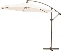 Intratuin Intratuin zweefparasol milano d 300 cm wit aanbieding