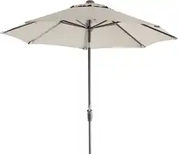 Intratuin Intratuin parasol trinidad crème 80+uv d 250 cm aanbieding